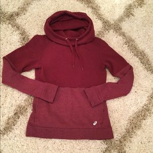 Asics cowl neck hoodie